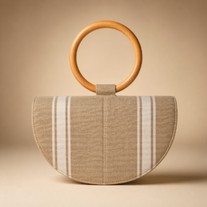 AurSaré Ivory Sand Òkè Heritage Bag