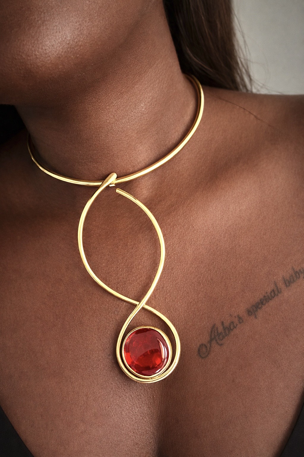 AurSaré Scarlet Choker - Image 2