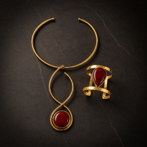 AurSaré Scarlet Choker